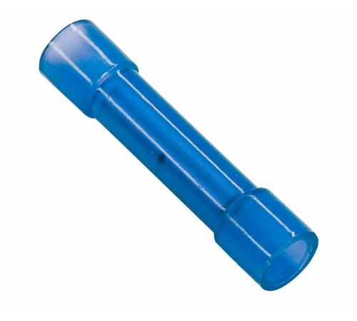 Соединительная гильза изолированная L-27.3 мм нейлон 1.5-2.5 мм (ГСИ(н) 2.5/ГСИ-н 1,5-2,5) синяя  08-0723  REXANT