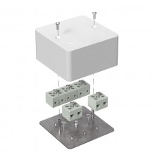 Коробка огнестойкая для кабель-канала 40-0460-FR6.0-10 Е15-Е60 (латунь) 85х85х45 IP42 10p, 6.0 мм.кв. 40-0460-FR6.0-10-Е60  Промрукав
