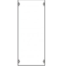 Панель с защитым пластроном и дин-рейкой  1B0A  ABB