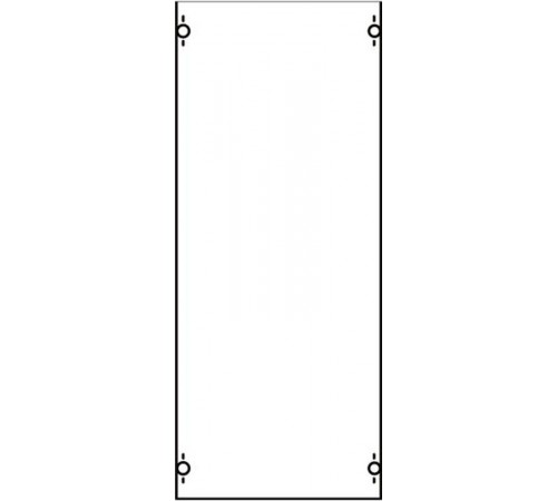 Панель с защитым пластроном и дин-рейкой  1B0A  ABB