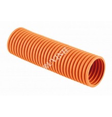 Труба гофр.63мм ПП (оранжевая) с зондом легкая  46301  Рувинил