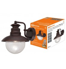 Светильник садово-парковый "Марсель" 60 Вт, вниз, алюм., прозрачное/махагон, Е27  SQ0330-0233  TDM