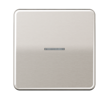 Клавиша с окошком для выключателя с подсветкой; платина  CD590KO5PT  Jung