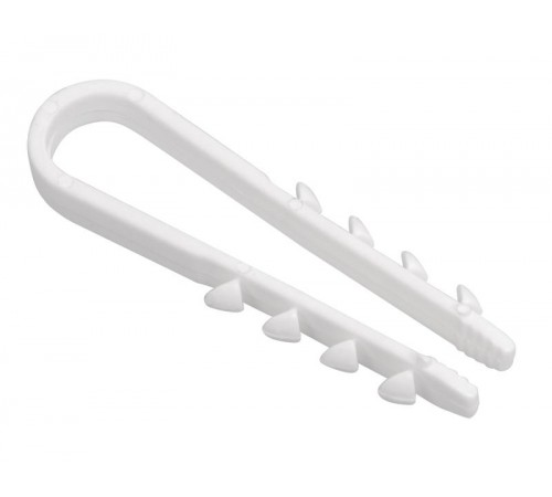 Дюбель Хомут 19-25мм нейлон белый (100шт)   UHH35-19-25-100  IEK