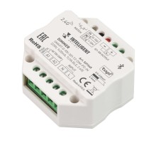 INTELLIGENT ARLIGHT Диммер SMART-0-10V-301-72-DIM-PD-IN (230V, 1x20mA, TUYA BLE, 2.4G) (IARL, IP20 Пластик, 5 лет)  037345  Arlight