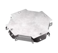 Х-образный ответвитель с крышкой Стандарт 150х50  PR16.0459  Промрукав