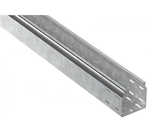 ESCA 7 Лоток неперфорированный 100х100х2000-2,0 HDZ   CLN10-100-100-200-2-HDZ  IEK