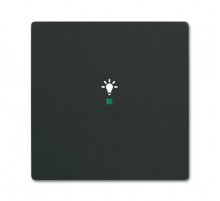 Клавиша одинарная free@home, освещение, future, цвет чёрный бархат 2CKA006220A0619  ABB