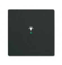 Клавиша одинарная free@home, освещение, future, цвет чёрный бархат 2CKA006220A0619  ABB