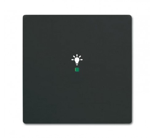 Клавиша одинарная free@home, освещение, future, цвет чёрный бархат 2CKA006220A0619  ABB