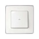 Simon 82 Клавиша для выключателя одноклавишного с подсветкой, S82, S82N, S82 Detail, белый  8200011-030  Simon