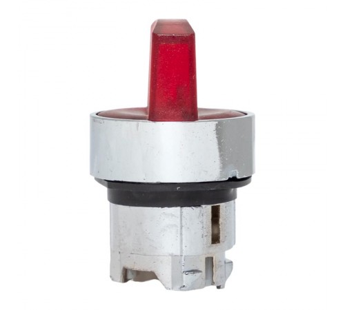 Исполнительный механизм переключателя ХB4 красный на 2 положения возвратный без фиксации, с подсветкой с короткой ручкой EKF PROxima    XB4BD2L-R   