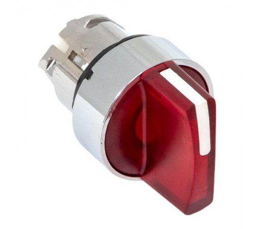 Исполнительный механизм переключателя ХB4 красный на 2 положения возвратный без фиксации, с подсветкой с короткой ручкой EKF PROxima    XB4BD2L-R   