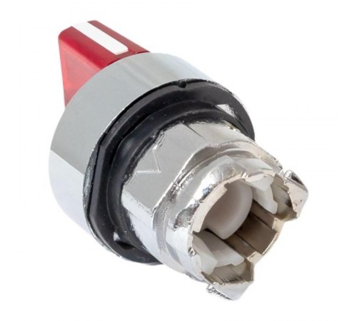 Исполнительный механизм переключателя ХB4 красный на 2 положения возвратный без фиксации, с подсветкой с короткой ручкой EKF PROxima    XB4BD2L-R   