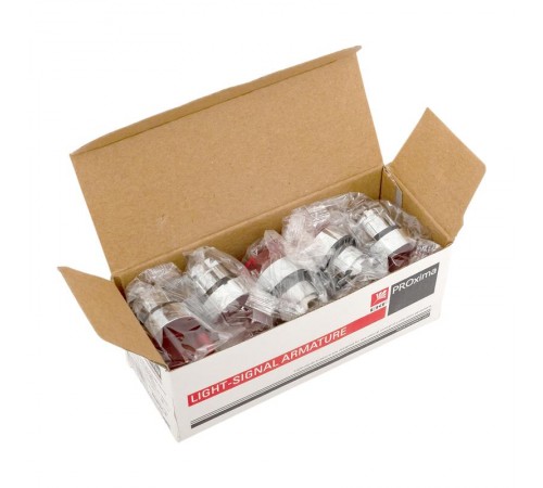 Исполнительный механизм переключателя ХB4 красный на 2 положения возвратный без фиксации, с подсветкой с короткой ручкой EKF PROxima    XB4BD2L-R   