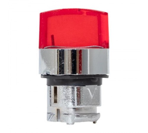 Исполнительный механизм переключателя ХB4 красный на 2 положения возвратный без фиксации, с подсветкой с короткой ручкой EKF PROxima    XB4BD2L-R   