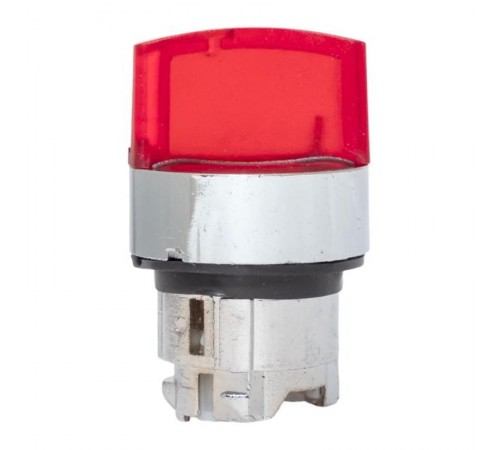 Исполнительный механизм переключателя ХB4 красный на 2 положения возвратный без фиксации, с подсветкой с короткой ручкой EKF PROxima    XB4BD2L-R   