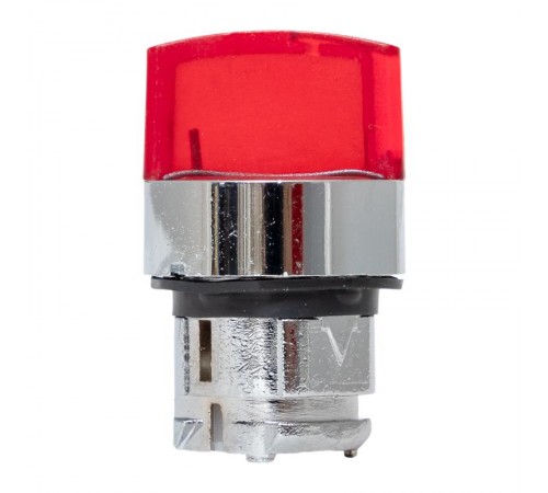 Исполнительный механизм переключателя ХB4 красный на 2 положения возвратный без фиксации, с подсветкой с короткой ручкой EKF PROxima    XB4BD2L-R   