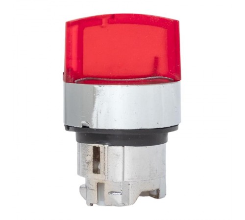 Исполнительный механизм переключателя ХB4 красный на 2 положения возвратный без фиксации, с подсветкой с короткой ручкой EKF PROxima    XB4BD2L-R   