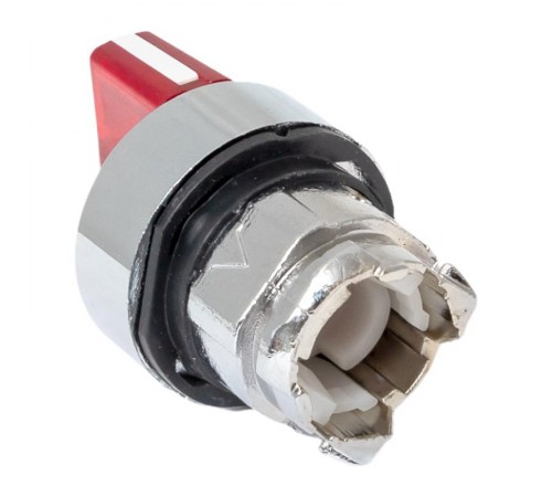Исполнительный механизм переключателя ХB4 красный на 2 положения возвратный без фиксации, с подсветкой с короткой ручкой EKF PROxima    XB4BD2L-R   