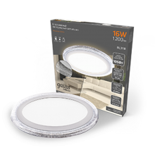 Светильник светодиодный Bubbles BL318 Кругл. 12+4W LED 3000K 1200лм193х31ммO160 1/20  BL318 Gauss