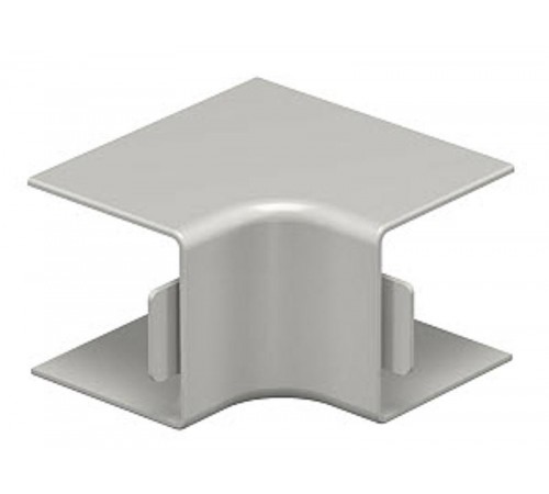 Крышка внутреннего угла кабельного канала WDK 30x30 мм (ПВХ,серый) (WDK HI30030GR)  6158285  OBO Bettermann