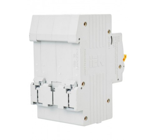 Выключатель автоматический дифференциального тока АД12 2п 63А C 300мА тип AC (3 мод)  MAD10-2-063-C-300  IEK