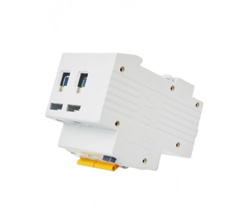 Выключатель автоматический дифференциального тока АД12 2п 63А C 300мА тип AC (3 мод)  MAD10-2-063-C-300  IEK