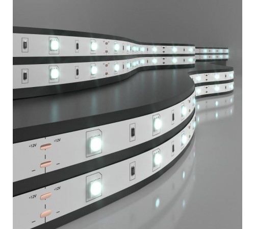 Светодиодная лента 30Led 7,2W IP20 белый 5050 12V 5 м в упак  a027835  Elektrostandard