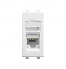 Компьютерная розетка "Белое облако" "Avanti" RJ-45 модульная,кат. 5е , 1 мод  4400461  DKC