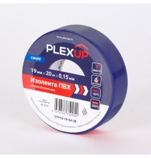 Изолента ПВХ 19мм- 20м синяя   STP15-19-07-20  PLEXUP