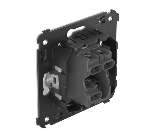 Выключатель одноклавишный в стену, "Avanti", "Закаленная сталь"  4404103  DKC