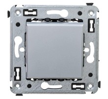 Выключатель одноклавишный в стену, "Avanti", "Закаленная сталь"  4404103  DKC