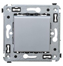 Выключатель одноклавишный в стену, "Avanti", "Закаленная сталь"  4404103  DKC