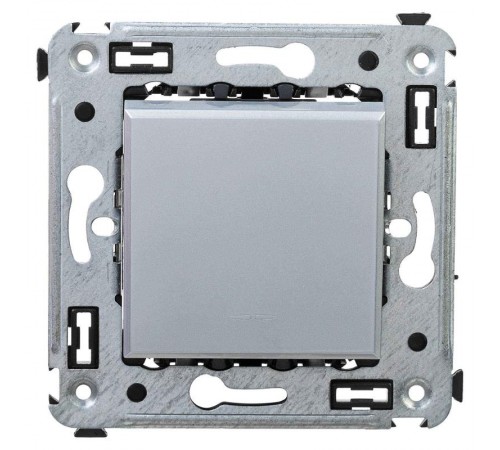 Выключатель одноклавишный в стену, "Avanti", "Закаленная сталь"  4404103  DKC