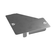 Крышка переходника правого Стандарт INOX (AISI 304) 200х100  PR16.5772  Промрукав