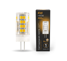 Лампа светодиодная Black LED G4 AC185-265V 4W 400lm 2700K керамика  107307104  Gauss