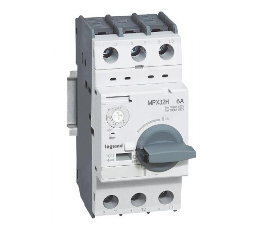 Автоматический выключатель для защиты электродвигателей MPX3 T32H 26A 50kA  417334  Legrand