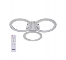 Светильник светодиодный управляемый с пультом 72W, Max. 4200Lum, 3000К-6500K, IP20, белый AL5930 Flow  41671  FERON