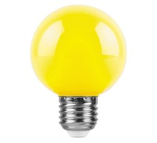 Лампа светодиодная LB-371 Шар E27 3W желтый  25904  Feron