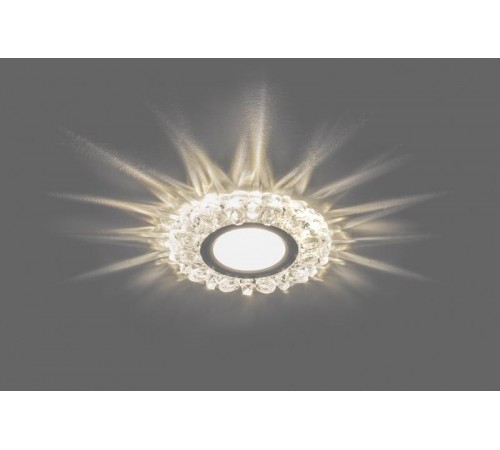 Светильник точечный встраиваемый декоративный CD926 15LED*2835 SMD 4000K, MR16 50W G5.3, прозрачный, хром  28901  Feron