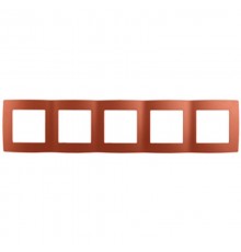 Рамка на 5 постов 12-5005-14  ,  медь  Б0019384  ЭРА