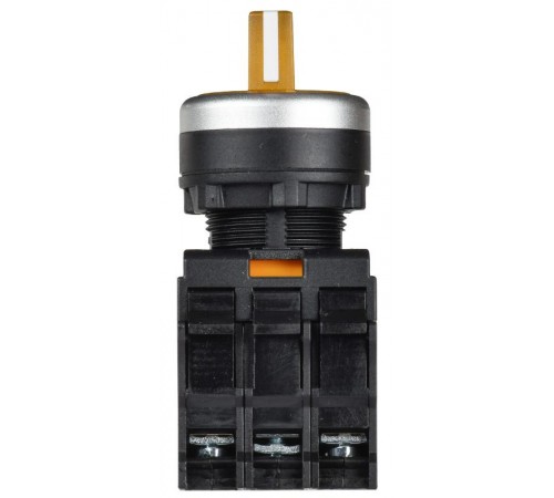 Переключатель с подсветкой 3 полож. 2NO жёлтый MASTER  MI-SW60-20XD-4-14-3-K05  IEK