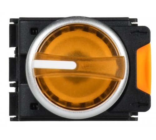 Переключатель с подсветкой 3 полож. 2NO жёлтый MASTER  MI-SW60-20XD-4-14-3-K05  IEK