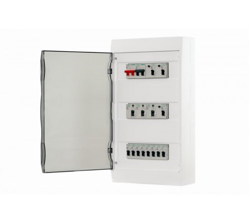 Корпус навесной City9 Box прозрачная дверь 3ряд/36мод  EZ9E312S2SRU  SE