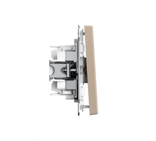 ArtGallery Песочный Переключатель перекрестный, 10АХ, механизм, быстрозажим. клем.  GAL001271S  SE