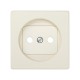 Simon 82 Накладка на розетку двухполюсную 2Р б/з, с защитными шторками, S82, S82N, S82 Detail, сло  82040-31  Simon