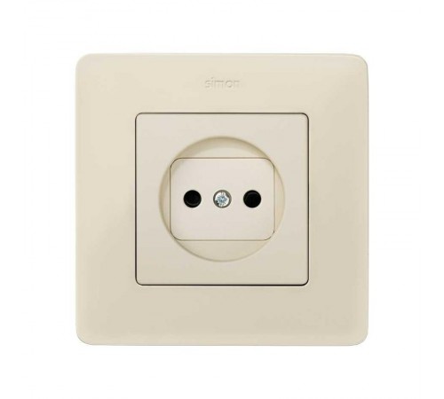 Simon 82 Накладка на розетку двухполюсную 2Р б/з, с защитными шторками, S82, S82N, S82 Detail, сло  82040-31  Simon