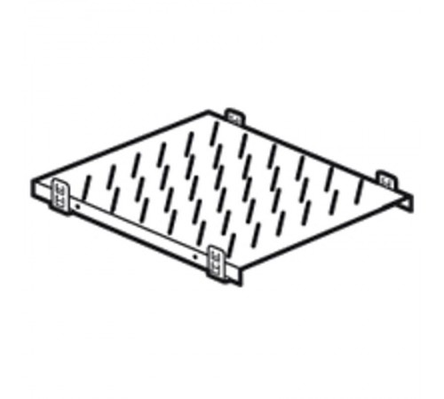 Полка фиксированная - глубина 450 мм - 4 монтажные стойки - для шкафов LCS глубиной 600 мм  046505  Legrand