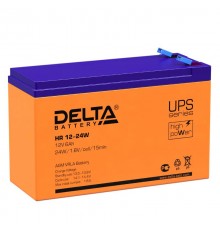 Акумуляторная батарея UPS серии HR 12-24 W 12В/6Ач  HR 12-24 W  DELTA